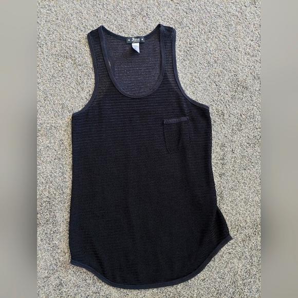 Vintage 90s Y2K Abbey Dawn Avril Lavigne Knit Tank top Swimsuit Cover Up RARE - Picture 1 of 7